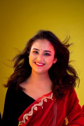 印度装女孩写真图片